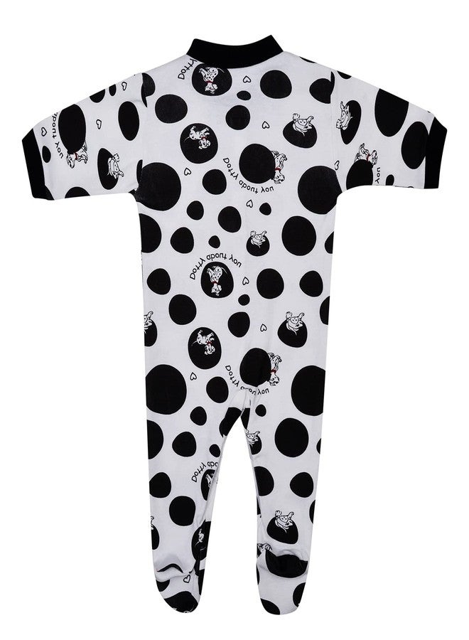 Magic Town Baby Front open Rompers/Jumpsuit Sleepsuit Full Sleeve, Snap Button for Boys and Girls pack of 3 Black (Newborn) - Image 2