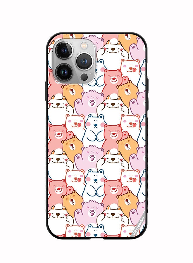 VR CREATIVE Protective Case Cover For Apple iPhone 11 Pro Max Cute Cartoon Bear Design Multicolour - Image 1