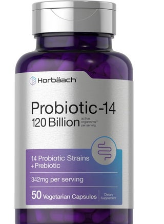 Probiotics 120 Billion CFU 14 Strains with Prebiotics for Women & Men 50 Capsules 25 Servings - pzsku/Z30B27CF01E01B4BB5EB1Z/45/1743692482/fd1afecd-1c17-40df-81a6-8aa1a85d742d