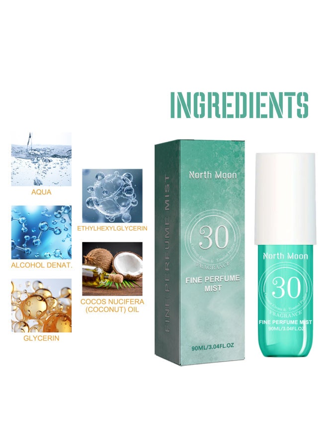 North Moon Perfume Spray Carry-on Fragrance Natural Fresh Light Fragrance Mild Niche Portable Perfume - Image 3