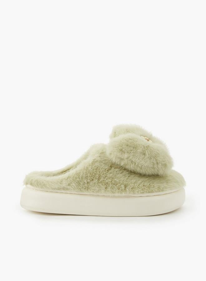 Le Confort Women Floral Accent Bedroom Slides - Image 2