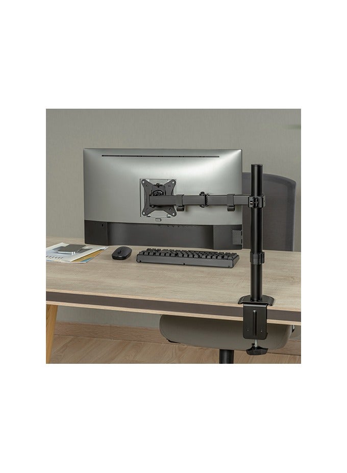Newstar LDT66-C012 Steel Articulating Monitor Arm – Fits 17–32″ LED/LCD – Supports up to 9 kg – Full Motion: Tilt ±45°, Swivel ±90°, Rotate ±180° – Clamp & Grommet Mount – VESA 75×75/100×100 - Image 2