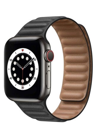 Compatible with Apple Watch Band 45mm,Genuine Leather Watch Strap Replacement for Apple Watch Series 7 - pzsku/Z30B2CBBEBCC5BEAEC9DFZ/45/_/1710314500/e09c6d51-36cd-4fa5-9d5b-e171e451d753