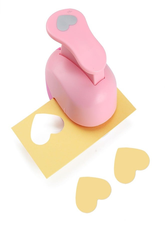 LOONENG 1.5 Inch Heart Paper Punch - High Precision Design for Romantic Heart Patterns - Ideal for Scrapbooking, Card Making, DIY Photo Albums, Gift Tags, Homemade Confetti - Image 1