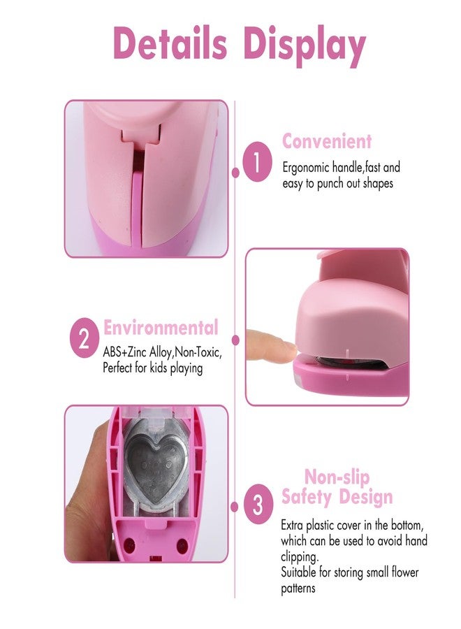 LOONENG 1.5 Inch Heart Paper Punch - High Precision Design for Romantic Heart Patterns - Ideal for Scrapbooking, Card Making, DIY Photo Albums, Gift Tags, Homemade Confetti - Image 4