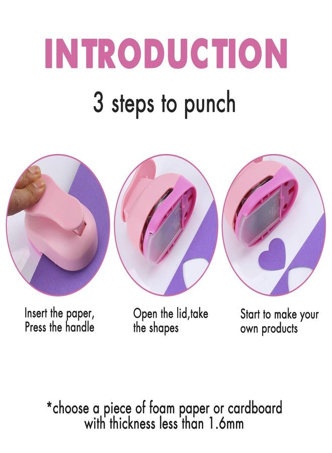 LOONENG 1.5 Inch Heart Paper Punch - High Precision Design for Romantic Heart Patterns - Ideal for Scrapbooking, Card Making, DIY Photo Albums, Gift Tags, Homemade Confetti - Image 2