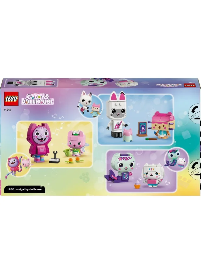 ليغو ليغو Gabby’s Dollhouse صديقات غابي، قطط مبنية بالمكعبات، مجموعة بناء للأطفال بعمر ٦ سنوات وأكثر (٣٢٤ قطعة) 11215
