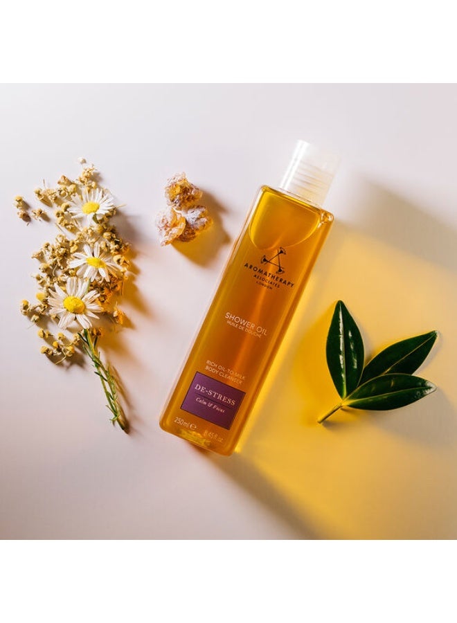 Aromatherapy Associates De-Stress Shower Oil  250ML - Image 3