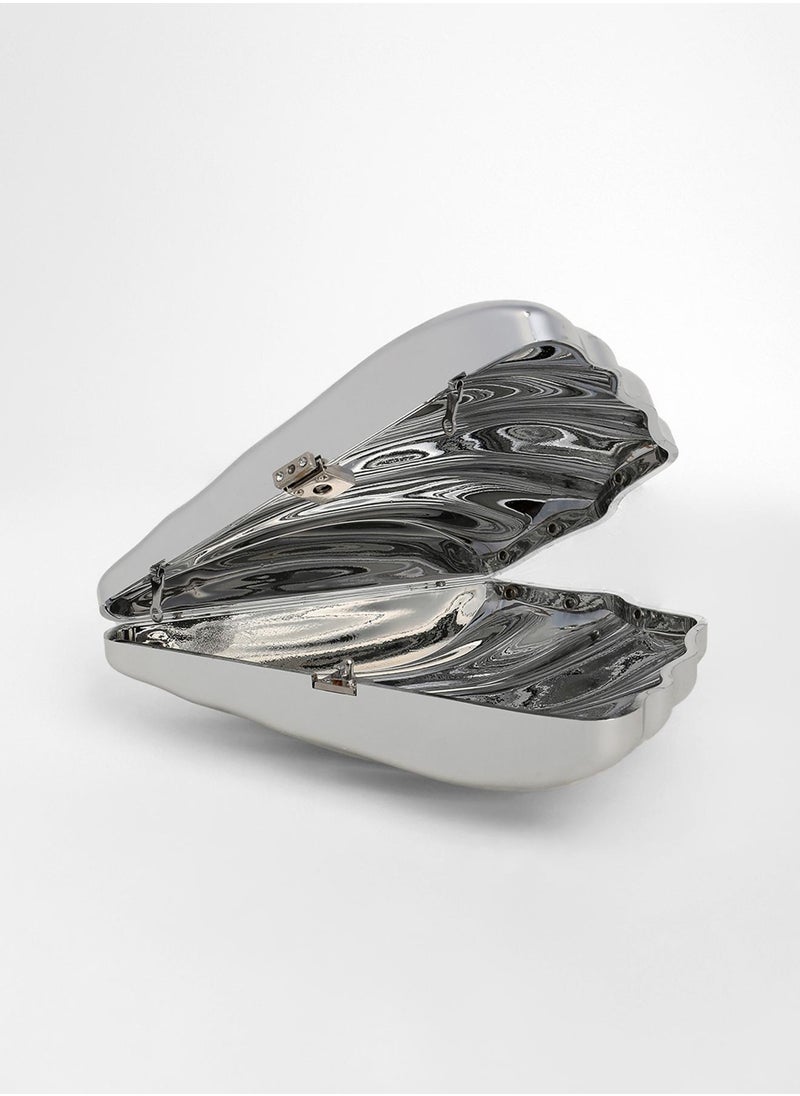 Haute Sauce - Solid Magnet Lock Regular Acrylic Clutch Bag For Women - Image 1