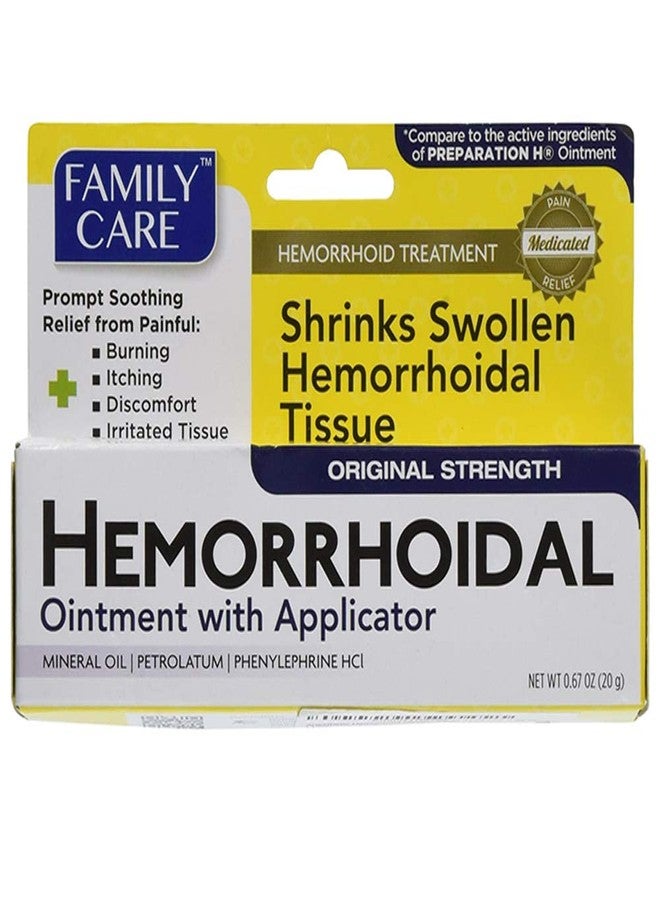 AllTopBargains 2 Pc Hemorrhoidal Ointment Hemorroid Pain Relief Cream Fast Acting Strength - Image 1