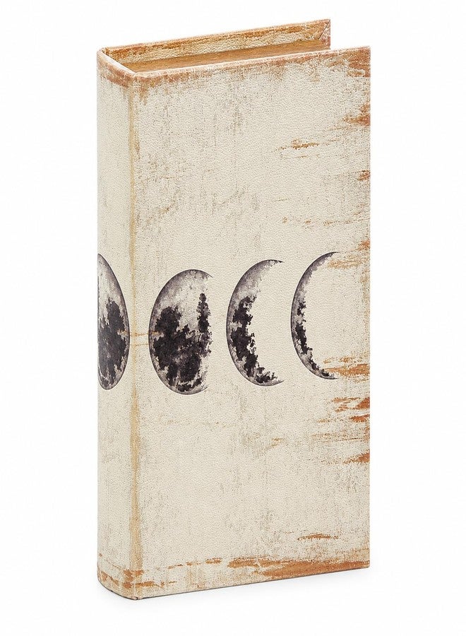 PACOLO Decorative Book Boxes, Faux Wood with Magnetic cover Storage for Hidden Jewelry, Money, and Cash (Lunar Eclipse) - Image 4