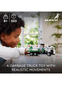 ليغو مجموعة بناء شاحنة القمامة الكهربائية Mack® Lr 42167  - Image 4