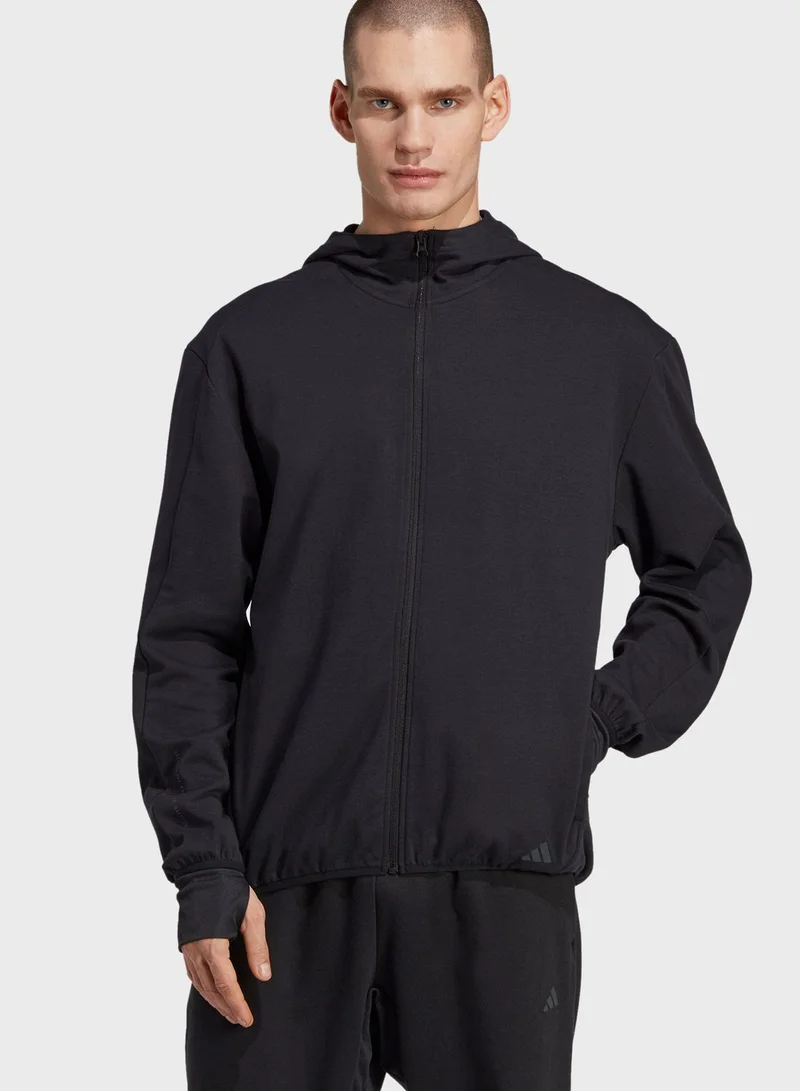 Adidas Aeroready Yoga Base Hoodie