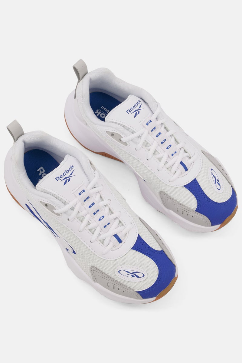 Reebok Kids Boy Vector Running Shoes, White/Blue  - Image 4