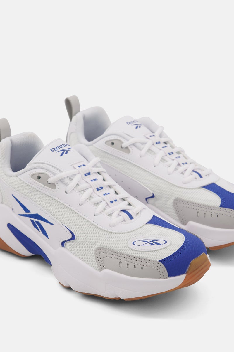 Reebok Kids Boy Vector Running Shoes, White/Blue  - Image 3