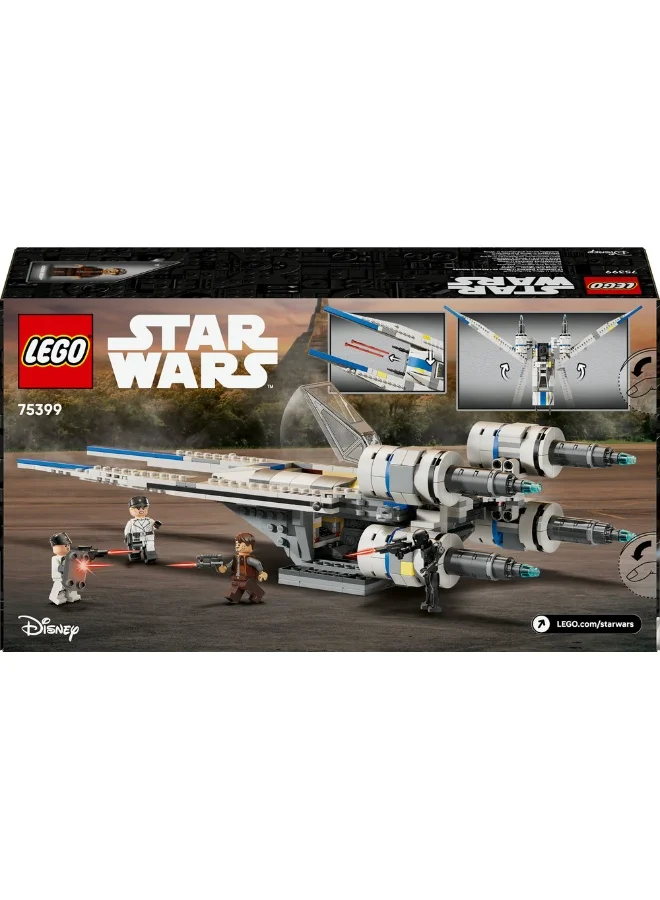 ليغو نموذج مركبة قابلة للبناء مقاتلة المتمردين يو وينغ™ 75399 من ليغو® Star Wars™‍‌‎