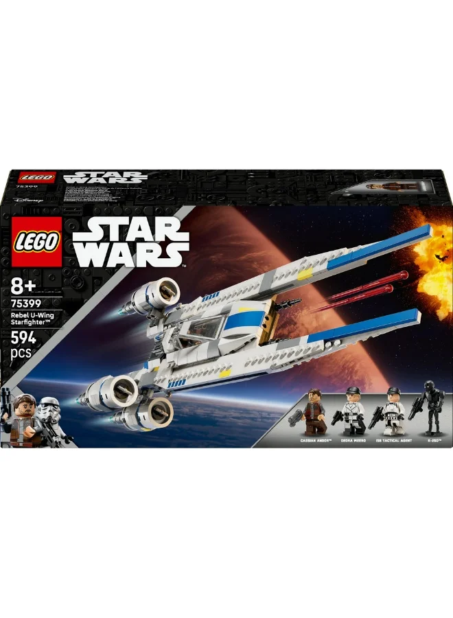 ليغو نموذج مركبة قابلة للبناء مقاتلة المتمردين يو وينغ™ 75399 من ليغو® Star Wars™‍‌‎