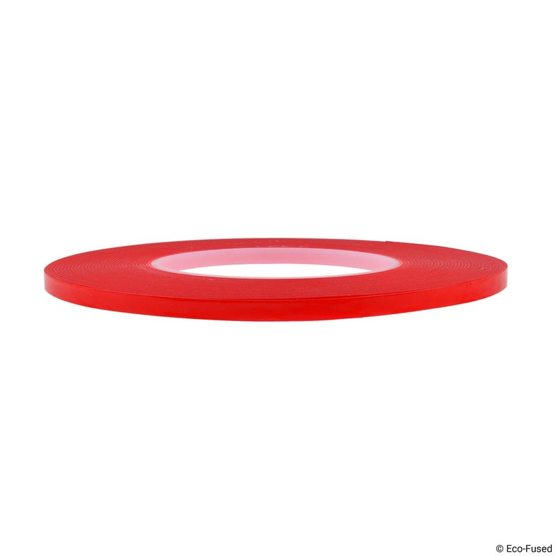ECO-FUSED Acrylic Mounting Tape - 1/4" x 12.6 Yards - Ultra Strong Double-Sided Adhesion - Transparent - Removable - Easy to Apply on All Types of Surfaces - Weatherproof - for Indoor and Outdoor Use - Image 3