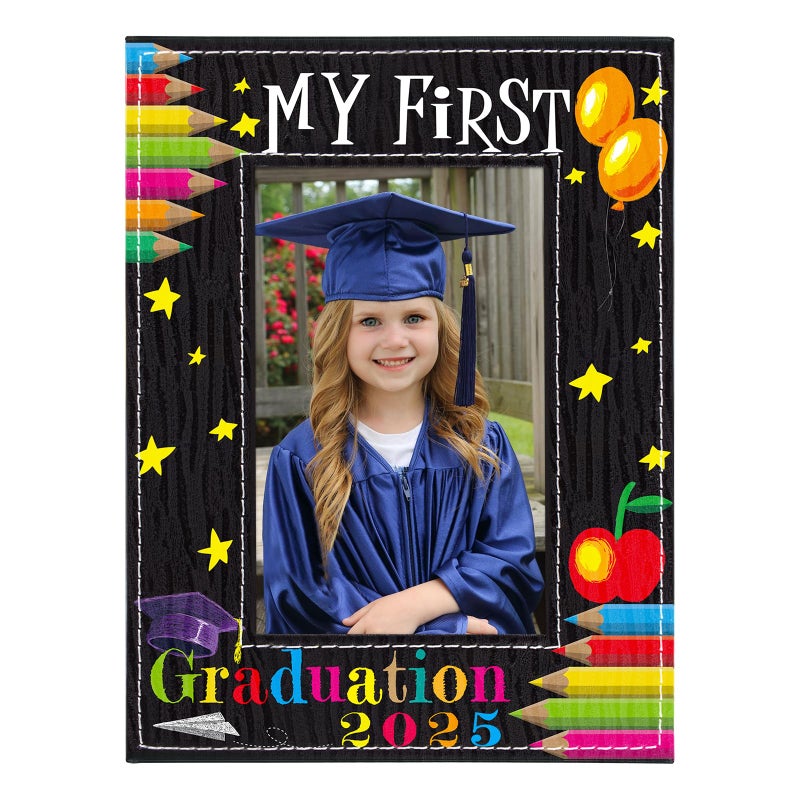 FaCraft Preschool Graduation Gift 4x6 Pre K Kindergarten Graduation Gifts 2025 Graduation Picture Frame My First Graduation Frame End of Year Gift for Kids Students Boys Girls Son Daughter