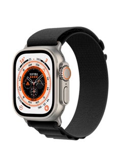 Replacement Strap For Apple Watch Ultra 49mm Nylon Watch Band Black
