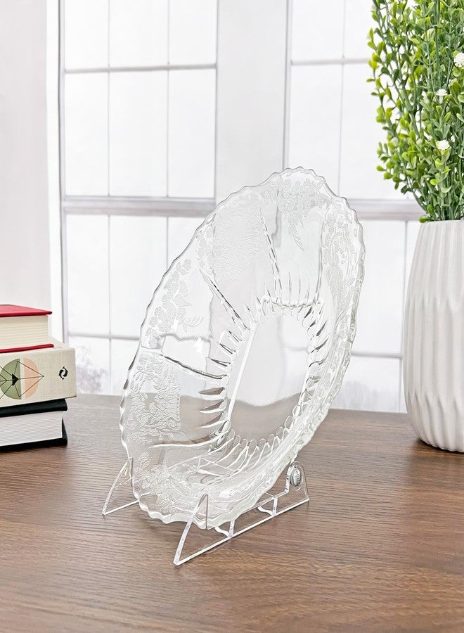 GIBSON HOLDERS 3PL Adjustable White Wire and Clear Acrylic Display Easel, 3.875" W x 5.375" D x 5.25" H, Pack of 12 - Image 4