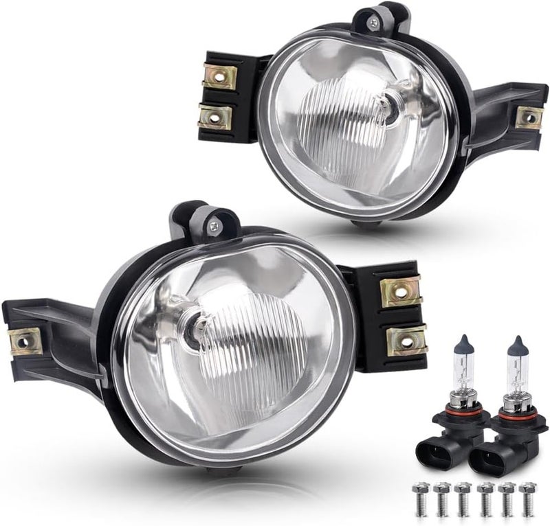 GPLUS G-PLUS Fog Lights for 2002-2008 Dodge Ram 1500, 2003-2009 Dodge Ram 2500/3500, 2004-2006 Dodge Durango - Pair with Bulbs - Image 1