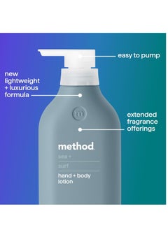 Method Method Body Lotion, Sea + Surf, 14 oz, 24 Hours of Moisture, 14 oz  - Image 2