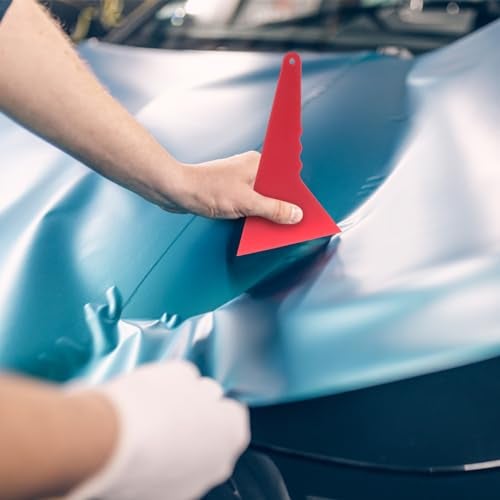 Uonlytech 6pcs Car Scraper Window Decals Car Film Squeegee Vehicle Wrap Window Tint Film Auto Film Squeegee Car Film Squeegee Car Window Tint Scraper Pp Triangle Wallpaper - Image 3