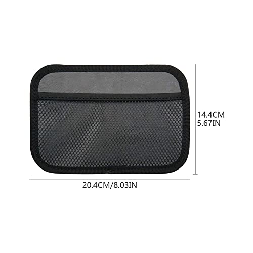 INNOLIFE 4-Piece Car Organizer Net Pocket, Side Pocket Holder, Phone Sunglasses Storage - 8"x5.75" - Image 2