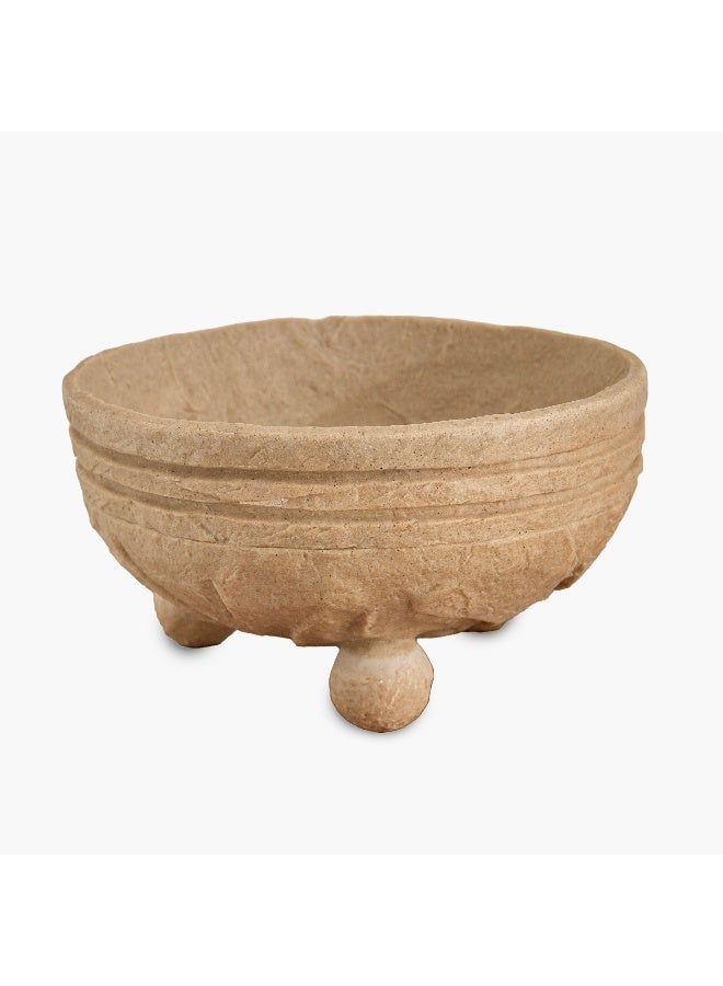 Home Box Whyton Travertine Decorative Bowl - 25x25x14 cm - Image 5