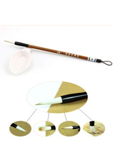 SYOSI Chinese Water Paper Calligraphy Set, Reusable Eco-Friendly No Ink Needed Water Writing Cloth Paper with Chinese Brush and Water Dish, Gift Set for Calligraphy Beginners  - Image 4