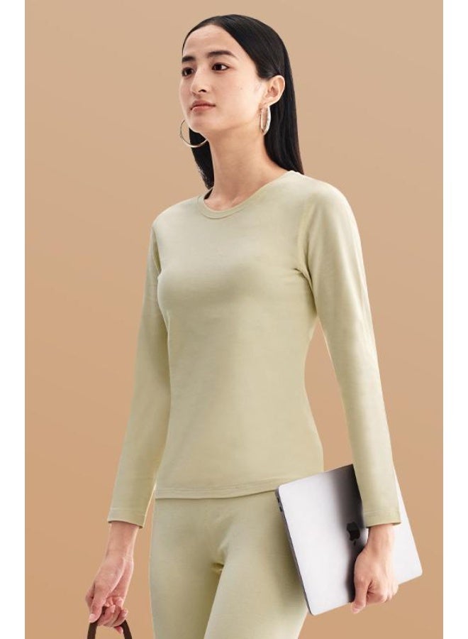 NIBEMINENT Thermal Underwear Winter Clothes For Women  Thermal Clothing Cashmere double-sided brushed Velvet thickened Lingerie Set - Image 1