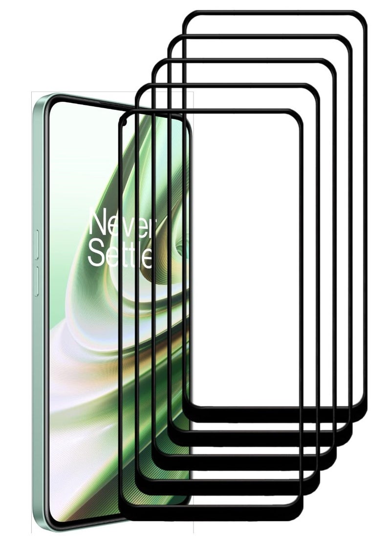 ACLIX 5 Pieces Antistatic ESD Dustproof Premium Quality High Definition Tempered Glass Screen Protector Designed For OnePlus 10R - Image 1