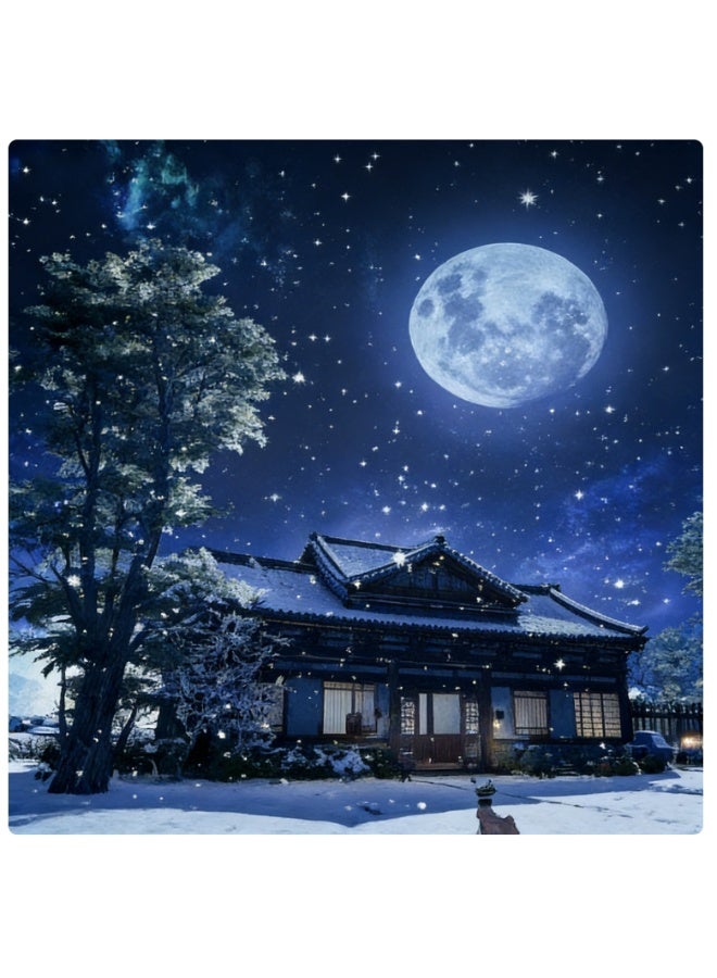 1000pcs adult cartoon puzzle, cartoon drawing challenge puzzle, suitable for family activities, game nights, gifts to relieve stress, moonlight and bamboo shadows - Image 5