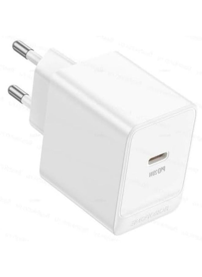 Borofone Bas13A Erudite Single Port Pd20W Charger Constructed With High-Quality Materials - Black