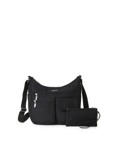 Baggallini Baggallini Everywhere Bagg - Hobo Crossbody Bag for Women with RFID Wristlet - Water-resistant Travel Bag  - Image 1