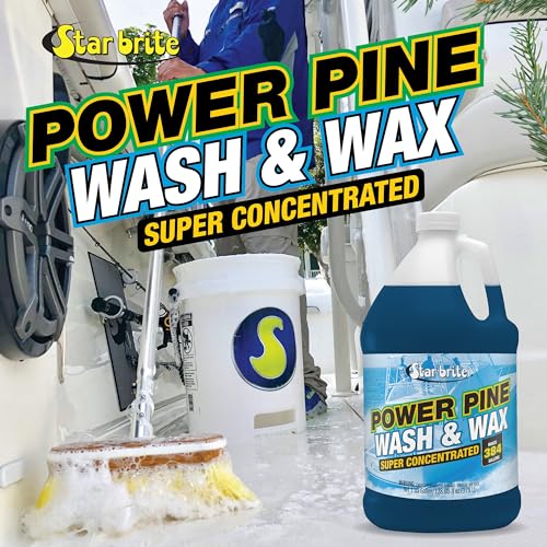 STAR BRITE Power Pine Boat Wash & Wax Super Concentrate - Makes 384 Gallons - 1 GAL (094700N) - Image 2
