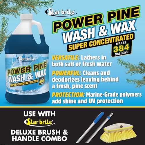 STAR BRITE Power Pine Boat Wash & Wax Super Concentrate - Makes 384 Gallons - 1 GAL (094700N) - Image 4