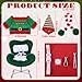 Simgoing 17 cm Christmas Doll Clothes with Seat Cute and Functional Xmas Outfit with Accessories for Doll Fans and Collectors Christmas Car Desk Office DecorDark GreenCute Fairy - Image 4
