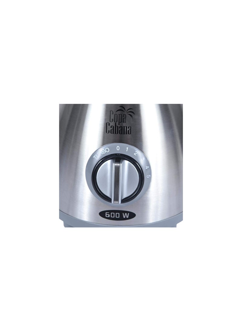 PALSON - Palson Copacabana Jug Blender , 600W, Stainless Steel ,1.5L Jar 3 Year warranty - Image 1