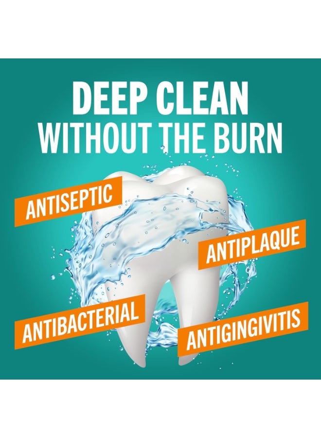 TheraBreath Deep Clean Oral Rinse, Kills 99.9% of Germs, Antiseptic, Fresh Mint 473ml - Image 3