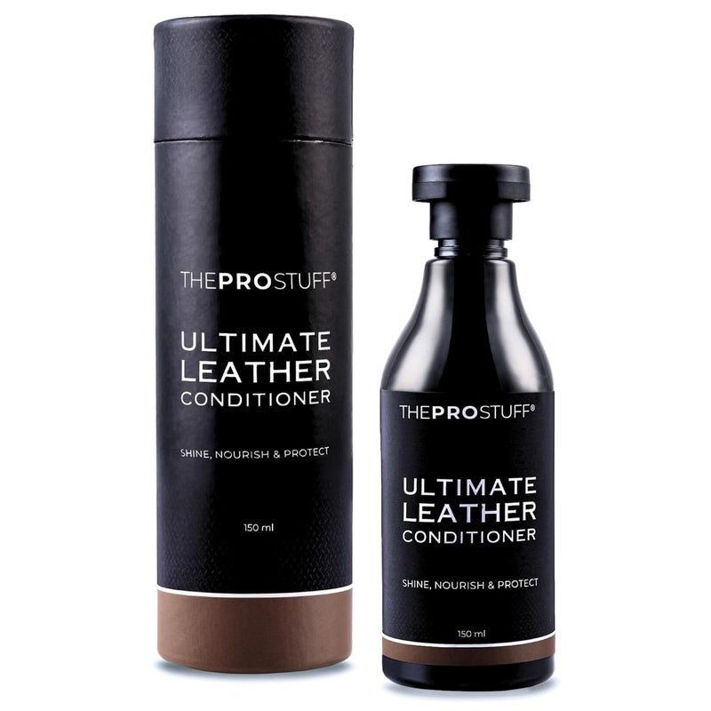 The Pro Stuff® Leather Conditioner & Polish | For Car Seat, Sofa, Jacket, Bag, Shoe, Belt | Professional Grade Formula | Shine, Nourish, Protect | Non-Greasy, Long-Lasting | 150ml - Image 1