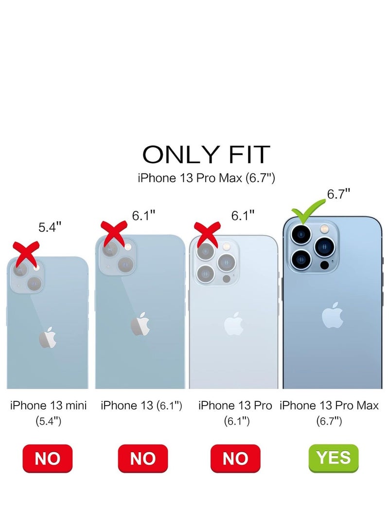 ACLIX Magnetic Case for iPhone 13 Pro Max [Shockproof & Slim] Matte Hard Back Cover with high-Grade Protection | Titanium gray - Image 2