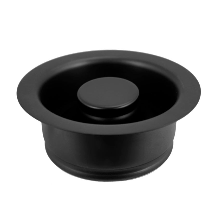 Westbrass R208962 414 Kitchen Sink Waste Disposal Drain Flange and Stopper Matte Black - Image 2