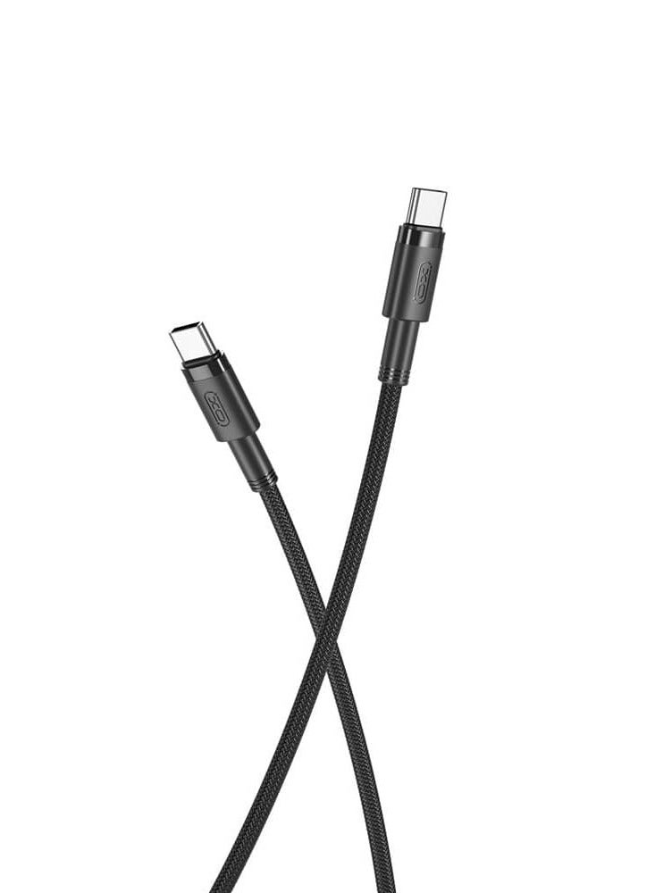 XO INET USB C Cable 100W 1M, USB C to USB C Charging Cable PD Fast Charge Type C for iPhone 15/15 Plus/15 Pro/15 Pro Max, MacBook Air/Pro, iPad Pro/Air, Mini, Samsung  - Black - Image 2