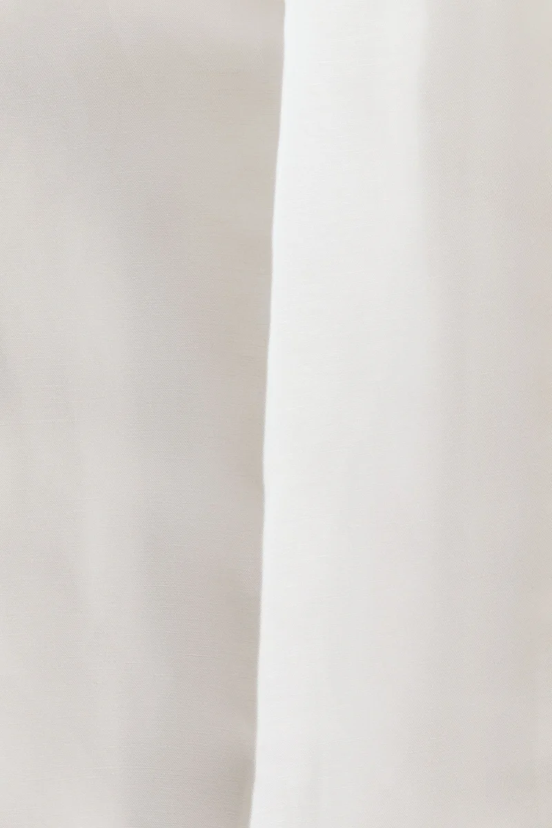 H&M Linen-blend barrel trousers