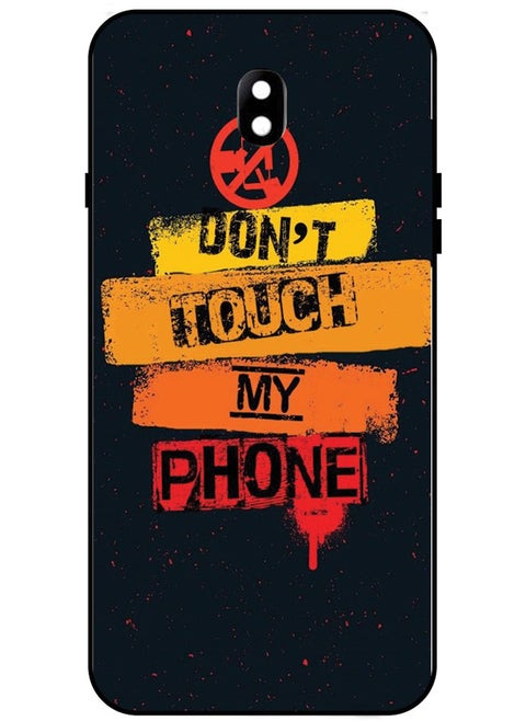 Protective Case Cover For Samsung Galaxy J7 Pro Smart Series Printed Protective Case Cover for Samsung Galaxy J7 Pro Don't Touch My Phone
