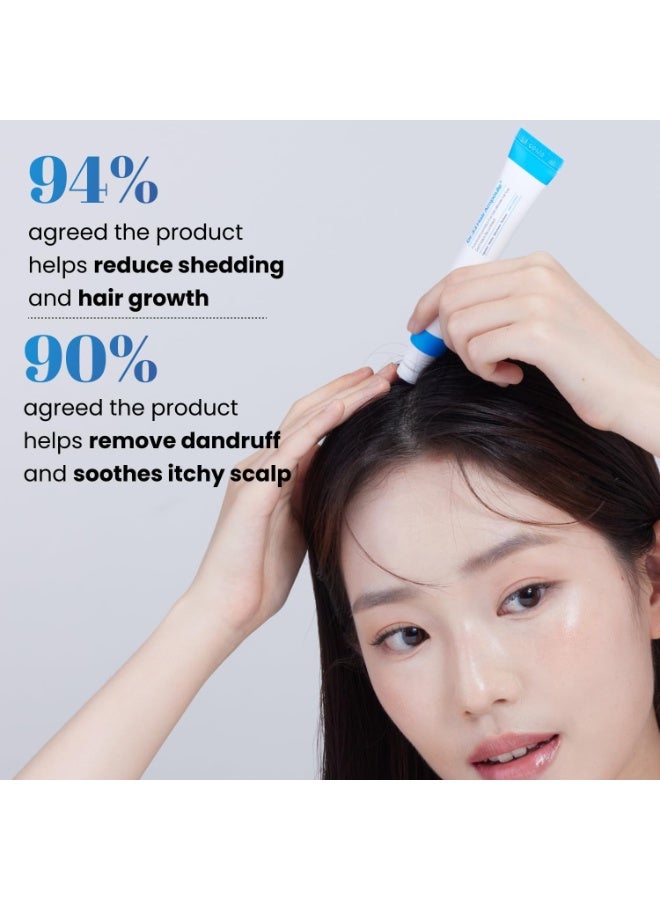 Seapuri سيروم نمو الشعر لزيادة كثافة الشعر وتقليل التساقط | علاج تدليك فروة الرأس | حمض الساليسيليك، المنثول، ديكس بانثينول | غير دهني، خفيف الوزن | تقشير قشرة الرأس - Image 5