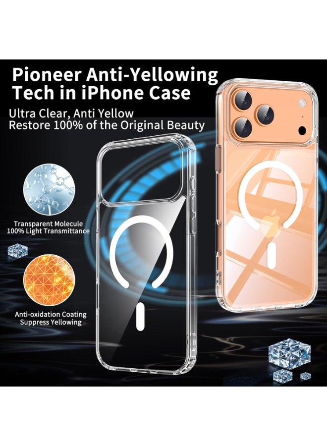 SJet Magnetic Case for iPhone 17 Pro  Magsafe Cover, Shockproof Protection, Anti-Yellow & Anti-Scratch - Image 3