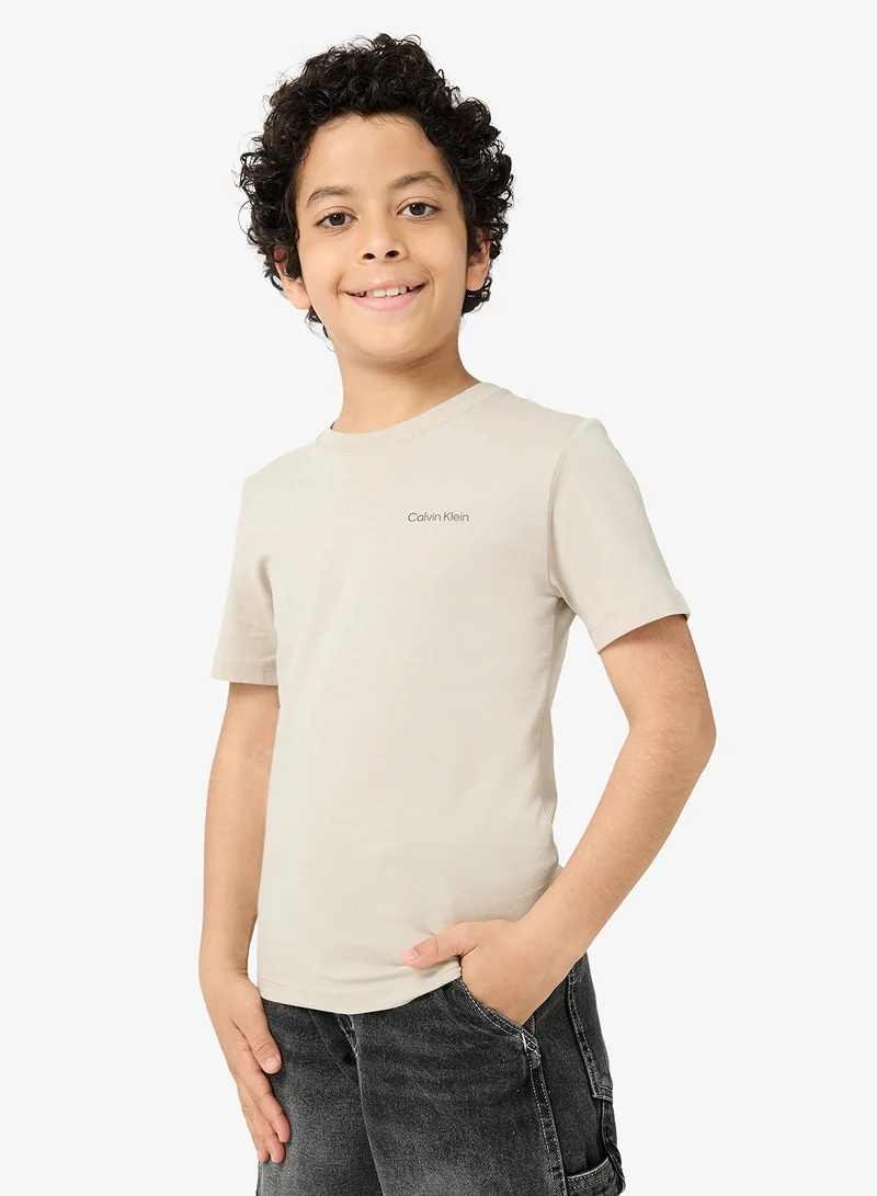 Calvin Klein Jeans Youth Logo Crew Neck T-Shirt